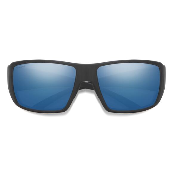NWT SMITH Guide’s Choice Matte Black/Blue ChromaPop Polarized Sunglasses Unisex - Picture 2 of 7